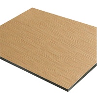 Panneaux composites en aluminium ACP/ACM, 2 mm, 3 mm, 4 mm, couleur bois, personnalisation acceptée