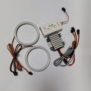 Anneau lumineux halo RGBW ADT 60 mm pour voiture, feux de brouillard à LED E46 avec yeux d'ange RGB à effet de poursuite, contrôle par application - Product Image 5