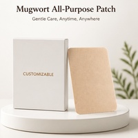 Patch de Moxa Naturel Personnalisé, Marque Privée, Autocollant Chauffant à l'Armoise pour Soulagement de la Douleur, Bien-être, Usage Domestique, Plâtre Herbal, Vente en Gros OEM