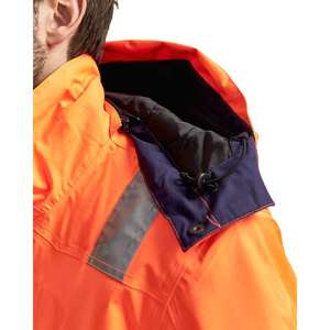 BLAKLADER - 487019875389XXL <b>Hi</b>-<b>Vis</b> Winter <b>jacket</b> <b>Orange</b>/Navy blue - EAN 7330509378984 <b>HI</b>-<b>VIS</b> WORKWEAR - Product Image 5