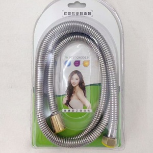 Tuyau de douche renforcé en cuivre lavable à l'eau, 1,5 m, en acier inoxydable, design minimaliste - Product Image 2