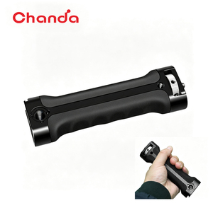 Poignée supérieure pour stabilisateur de cardan <span class=keywords><strong>RS2</strong></span> RSC2 RS3 en aluminium CNC avec grip en silicone, personnalisation du logo laser OEM - Product Image 1