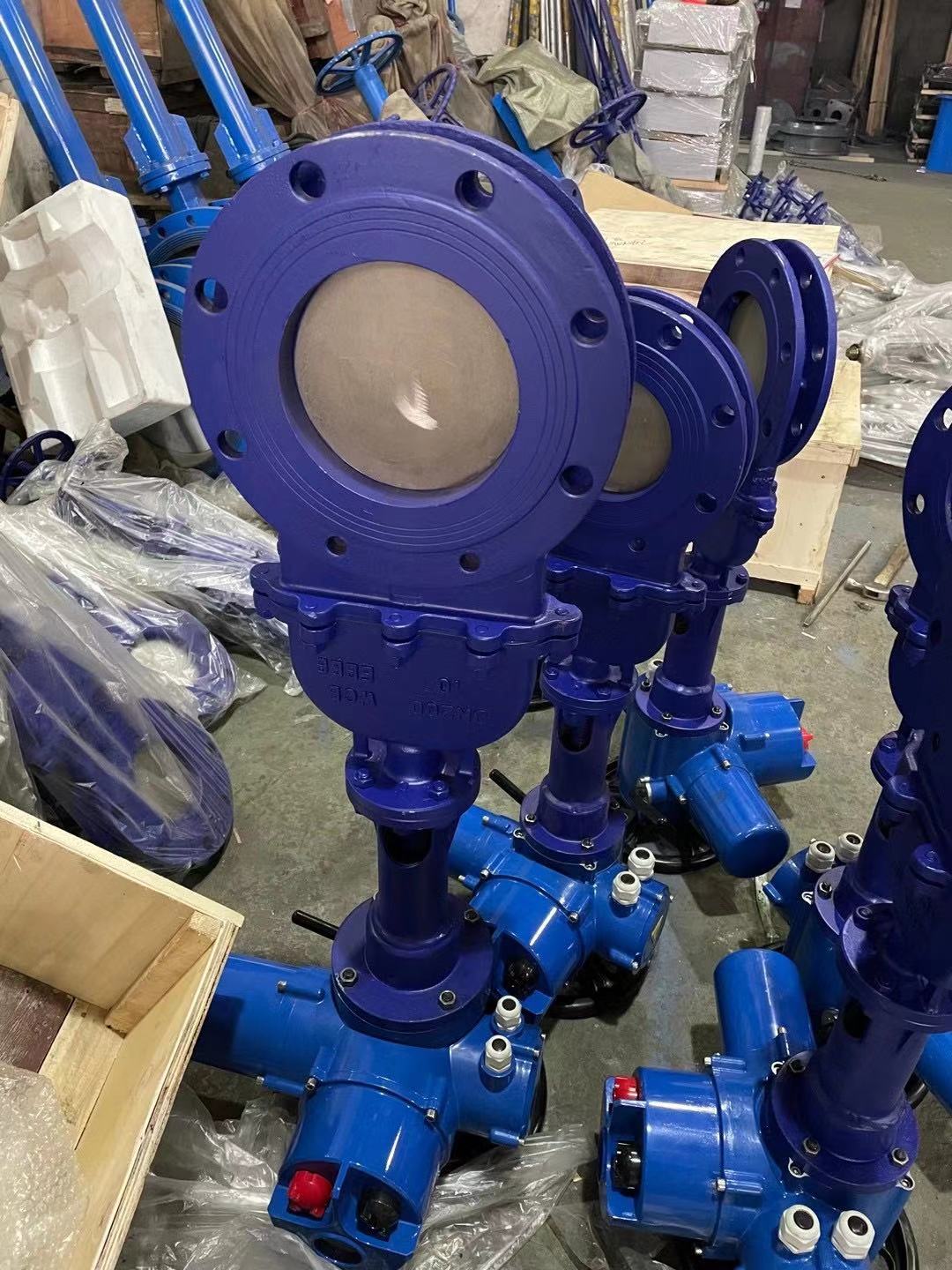 Guaranteed Quality Stainless Steel Customized Electric Knife Gate Valve