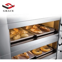 Four professionnel de cuisson du pain, 3 plateaux, 9 plateaux, équipement professionnel