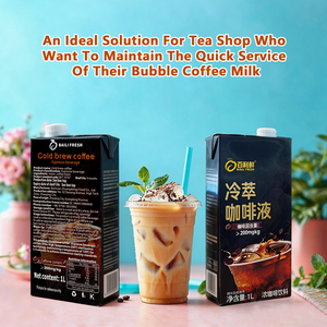 Hochwertiger Reiner Natürlicher Kaffee-Extrakt-Konzentrat für Bubble Tea Verwendung in Kartonverpackung HALAL ISO22000 Zertifiziert - Product Image 5