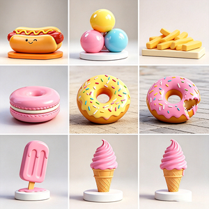 Sculpture en FRP <span class=keywords><strong>de</strong></span> 3 ours empilés en forme <span class=keywords><strong>de</strong></span> biscuits <span class=keywords><strong>aux</strong></span> <span class=keywords><strong>pépites</strong></span> <span class=keywords><strong>de</strong></span> <span class=keywords><strong>chocolat</strong></span> F028, décoration <span class=keywords><strong>de</strong></span> devanture <span class=keywords><strong>de</strong></span> boulangerie, résistante à la corrosion, statue géante <span class=keywords><strong>de</strong></span> biscuit personnalisée - Product Image 3