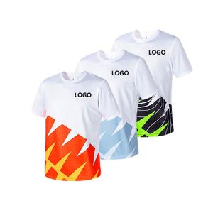 Camiseta de Entrenamiento para Hombre con Logotipo de Diseño Nuevo Personalizado, Sublimación, 100% Poliéster, Malla Transpirable de Secado Rápido - Product Image 1