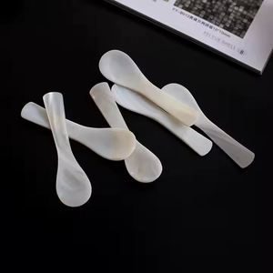 Cuillère à glace classique personnalisée en nacre, 7/8/9 cm, avec logo gravé au laser sur mesure pour fêtes - Product Image 3