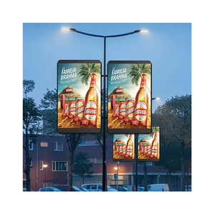 Ngoài trời <span class=keywords><strong>P10</strong></span> <span class=keywords><strong>Led</strong></span> wifi ngoài trời đường phố thông minh <span class=keywords><strong>LED</strong></span> màn hình ánh sáng cực quảng cáo đường ánh sáng đèn cực <span class=keywords><strong>LED</strong></span> màn hình hiển thị - Product Image 1