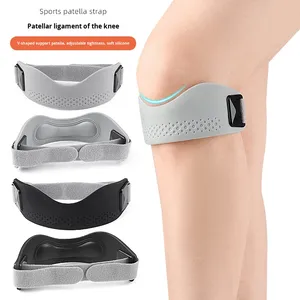 Soporte <span class=keywords><strong>de</strong></span> Tendón Rotuliano <span class=keywords><strong>de</strong></span> Silicona, Correa Ajustable Antideslizante, Estabilizador <span class=keywords><strong>de</strong></span> Rótula, Rodillera para Tendinitis <span class=keywords><strong>de</strong></span> Saltador - Product Image 1