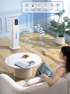 Humidificateur d'<span class=keywords><strong>air</strong></span> ultrasonique intelligent RUNAL de 8 litres, à grande capacité, sur pied, avec lumière LED pour la maison - Product Image 3