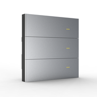 Interrupteur intelligent M8-3 Tuya ZigBee 3 voies, interrupteur mural intelligent pour éclairage électrique, prise en charge du contrôle vocal et par application pour système domotique