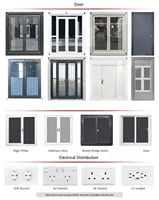 Villa préfabriquée mobile de luxe, extensible, pliable, légère et respirante, en conteneur d'acier, 3-4 chambres, 20ft 40ft