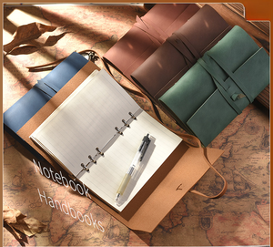 Diario in Pelle: Agenda in Stile Retrò di Alta Qualità per Artisti, Viaggiatori e Tutti gli Altri, Versione a Righe A6 - Product Image 4