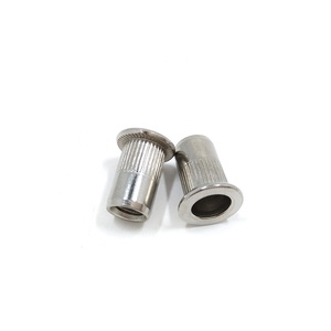 304 thép không gỉ đinh tán Nut chèn Nut lớn/Mặt bích đầu có khía cơ thể mù rivnut - Product Image 1