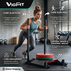 Trineo <span class=keywords><strong>de</strong></span> placa <span class=keywords><strong>de</strong></span> peso <span class=keywords><strong>de</strong></span> Sprint <span class=keywords><strong>de</strong></span> tracción ponderada <span class=keywords><strong>de</strong></span> <span class=keywords><strong>entrenamiento</strong></span> <span class=keywords><strong>de</strong></span> gimnasio personalizado VIGFIT - Product Image 3