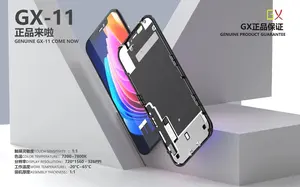 GX Incell tampilan layar LCD iphone 11, rakitan Digitizer layar sentuh tampilan LCD untuk iphone 11 Real GX