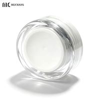 Pot hermétique pour pommade animale 30g 50g avec cuillère, récipient intérieur en AS PP pour crème cicatrisante et traitement cutané