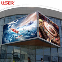 Écran d'affichage LED extérieur étanche P8 P10 panneaux d'affichage LED écran LED publicitaire numérique affichage LED fixe extérieur géant