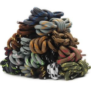 Cordones Redondos de Poliéster de 4 mm con Diseño de Puntos Blancos y Negros, Antideslizantes, Resistentes y Duraderos, para Botas de Escalada y Botas Martin - Product Image 1