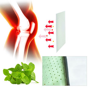 Plester herbal analgesik Transdermal mentol, plester pengobatan nyeri alami efek cepat untuk sendi otot lutut dan punggung, pembunuh nyeri tulang - Product Image 1