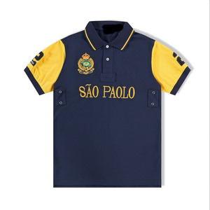 <span class=keywords><strong>Polo</strong></span> décontracté pour homme en coton RL de haute qualité, broderie, manches courtes, t-shirt City - Product Image 5