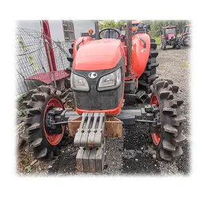 Usado caminhões trator para a agricultura tractores kubota fazenda john deer 504 604 704 roda cavalo trator 70hp 4x4 preço barato