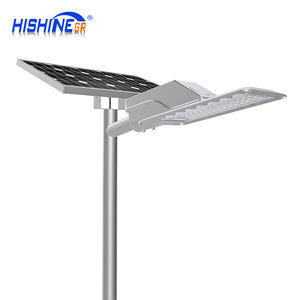 Lampadaire solaire extérieur IP67 100W 150W éclairage solaire super lumineux pour rue de <span class=keywords><strong>garage</strong></span> de parking - Product Image 1