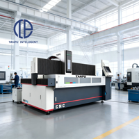 Machine de perçage automatique de verre TANPU 3500x2300x2200mm, moteur CNC 15kw 380V, épaisseur 3-12mm, capacité 0-10M/MIN