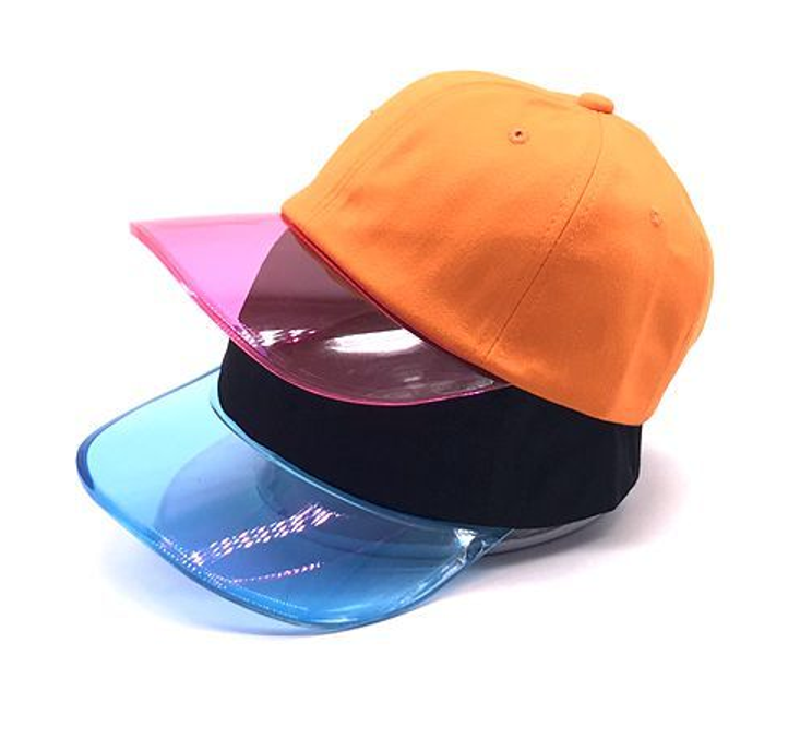 Summer Custom Blank Mesh Visor Hat Sun Protection PVC Brim