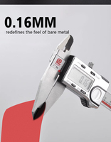 Pegatinas de lujo mate 3D curvadas para la parte trasera del teléfono, cortador universal para iPhone 15 Pro Max, accesorio universal para teléfono móvil