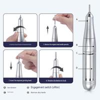 Perceuse à ongles électrique sans fil rechargeable 45000 tr/min, batterie 20H, machine de manucure avec cadran de vitesse numérique, kit lime électrique avec 6 embouts