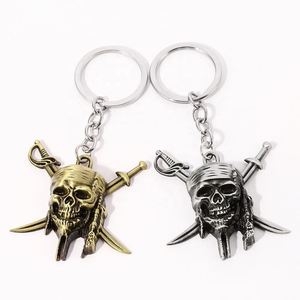 Nouveau porte-clés Pirates des Caraïbes, porte-clés de voiture squelette masqué du capitaine Jack Sparrow, cadeaux pour hommes - Product Image 5