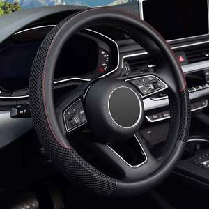 Factory Price 15 Inch Microfiber Leather Steering Wheel Cover Universal Anti-Slip <b>Car</b> <b>Interior</b> Accessory Breathable - Product Image 1