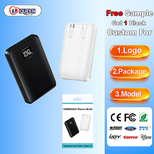 Batterie externe charge rapide chargeur portable banques d'alimentation <span class=keywords><strong>et</strong></span> centrale 10000Mah 20000mah batterie externe 20000mah avec câble - Product Image 3