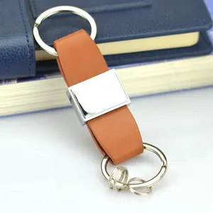 OEM Keyring nhà sản xuất Nhà cung cấp tùy chỉnh xe logo Keychain kim loại móc chìa khóa da xe vòng chìa khóa