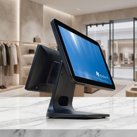 Système POS 15,6 pouces Intel i3, i5, i7 avec écran tactile capacitif pour supermarchés et magasins de détail (vente en gros)