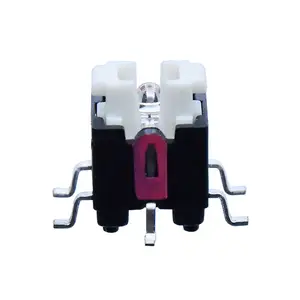 SMT 6 Pin bent lead illuminate tact switch 6*7.2*7.7mm SMD Customizable LED Tactile switch