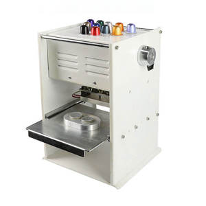 Venta caliente pequeña máquina <span class=keywords><strong>de</strong></span> sellado térmico al vacío Manual/6 cámaras/taza <span class=keywords><strong>Nespresso</strong></span> - Product Image 6