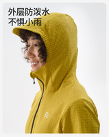 Hochwärmeisolierendes Wasserdichtes und Atmungsaktives Polartec-Gewebe Power Grid Polar Fleece Stoff