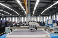 Máquina de Corte CNC de Cama Plana con Cuchilla Oscilante Profesional de 1600*2500 mm para Corte de Materiales Industriales, Cortadora CNC 1610