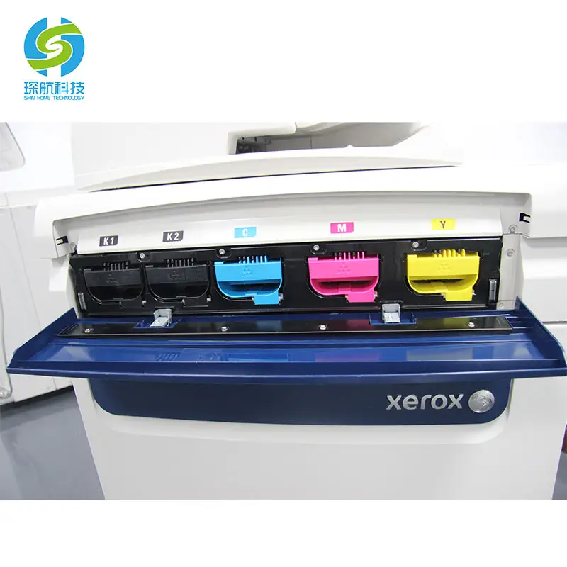 Ucuz toptan kullanılan fotokopi makineleri için ofis ekipmanları renkli dijital yazıcılar Xerox C75 J75 fotokopi A3 lazer baskı makinesi