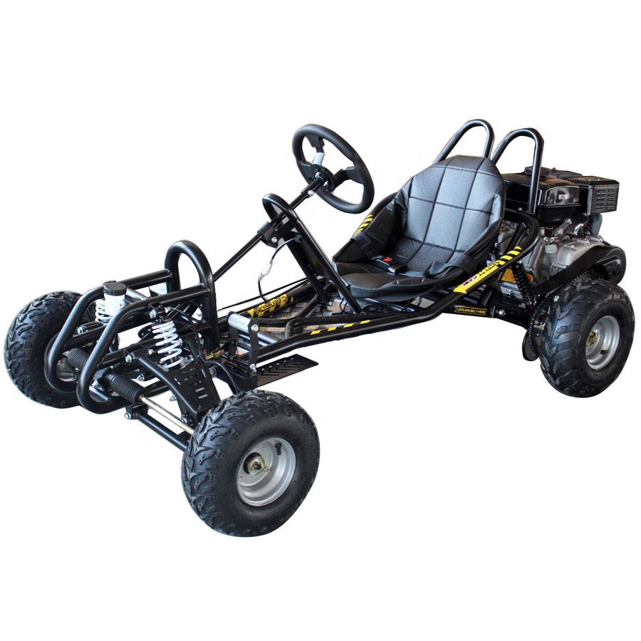 Buggy a la deriva para adultos de alta resistencia 270CC 9hp 60 km/h refrigerado por aire al aire libre Explore gasolina go karts