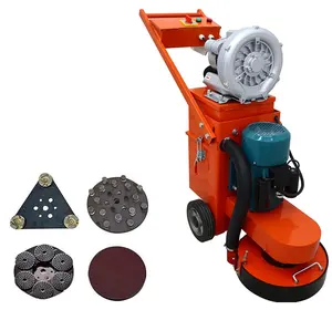Sıcak satış beton taşlama parlatma makinesi vakum epoksi ile çimento değirmeni zemin zımpara makinesi