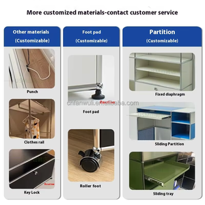 Mueble de TV minimalista moderno, muebles de almacenamiento de acero inoxidable Vintage, muebles para el hogar de estilo Ins para uso en la sala de estar - Product Image 5