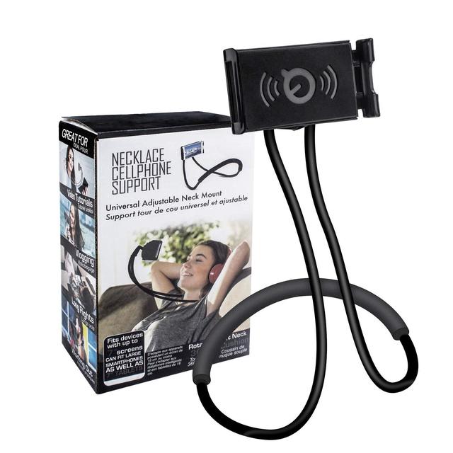 Universal Flexible Portable Phone Holder 360 Rotating ABS Plastic Lazy Neck Cellphone Bracket