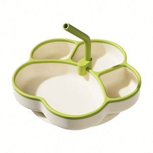 Plateau d'alimentation moderne en silicone liquide de qualité alimentaire, sans BPA, en forme de griffe d'ours, réutilisable et durable, pour enfants - Product Image 1