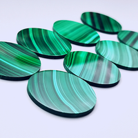 Pierres de malachite naturelles, rondes et plates, vente en gros, livraison gratuite
