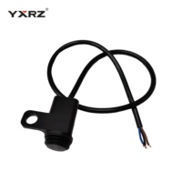 Interruptores Impermeables de 12V para Motocicleta con Botón de Luz de Emergencia, Freno, Arranque y Apagado, Montaje en Espejo para Faro