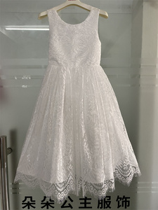 <span class=keywords><strong>Robe</strong></span> pour enfants <span class=keywords><strong>robe</strong></span> de princesse jupe en dentelle dos nu pour fille robes de mariée subtiles à la mode de petite fille de fleur - Product Image 2